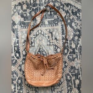 Woven Leather crossbody/shoulder Bag